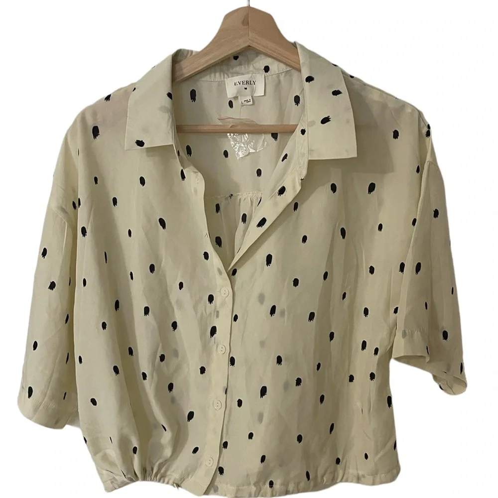 NWOT Everly polka dot matching set - Picture 2 of 7